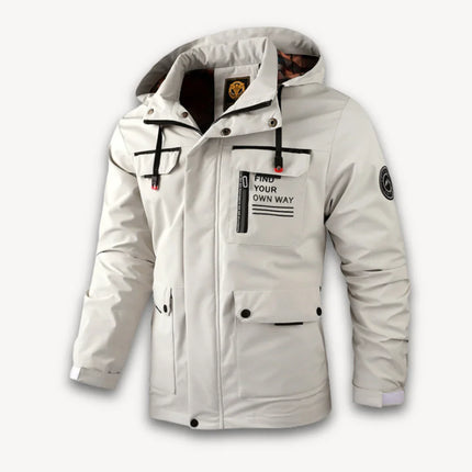 Men's Hooded Water-Resistant Winter Jacket