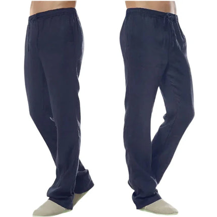 Men's Linen Pantalon Casual Style