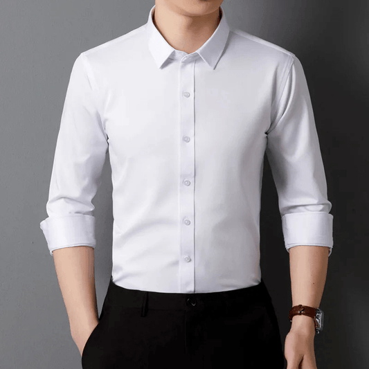 Men's Slim Fit Formal Shirt Long Sleeve