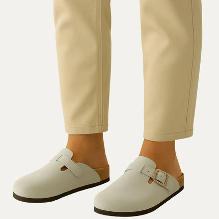 Men's Suede Clogs Grey - Relaxed Old Money Style