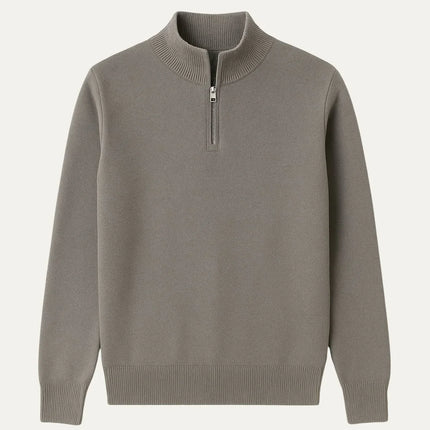 Men's Half-Zip Sweater Navy Blue