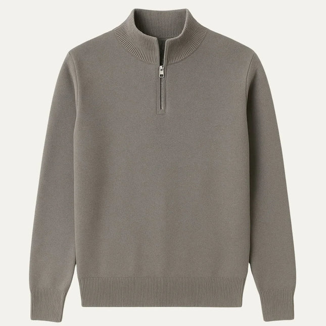 Men's Half-Zip Sweater Navy Blue