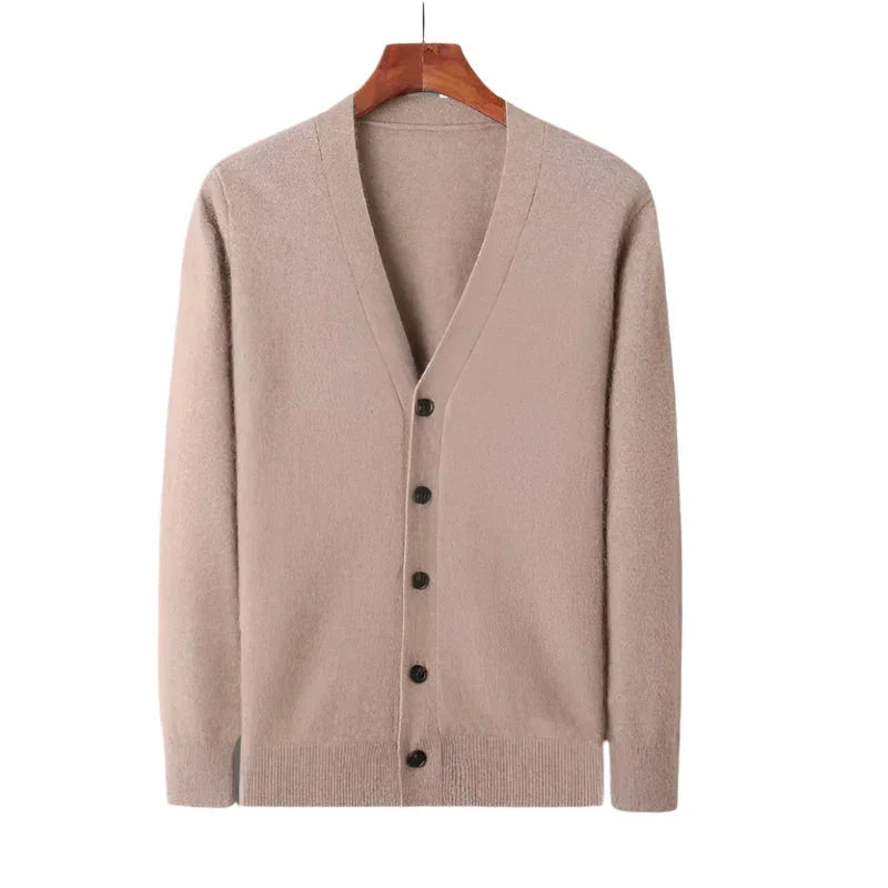 Men’s Cashmere Cardigan 100% Wool