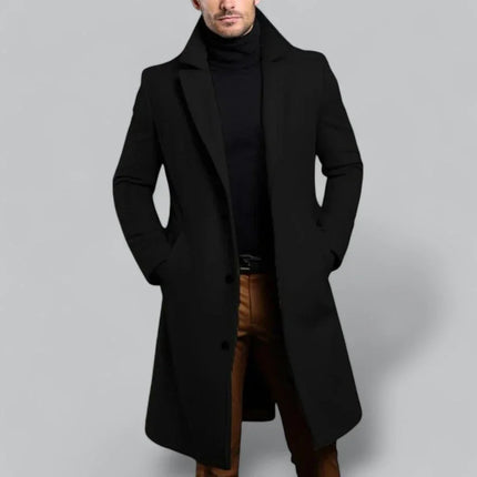 Men's Winter Coat Wool Blend