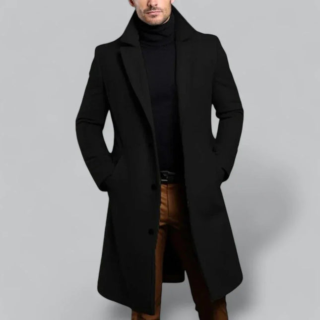 Men's Winter Coat Wool Blend