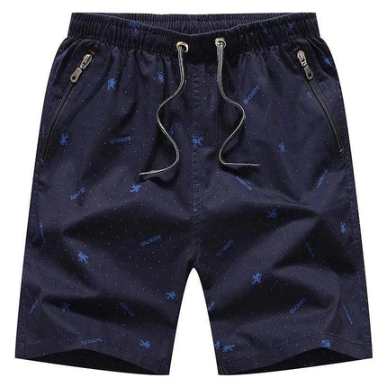 Men’s Casual Shorts Cotton Blend Knee-Length Relaxed Fit