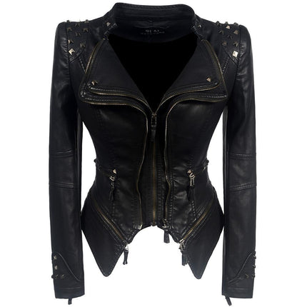 Women's Leather Gothic Jacket
