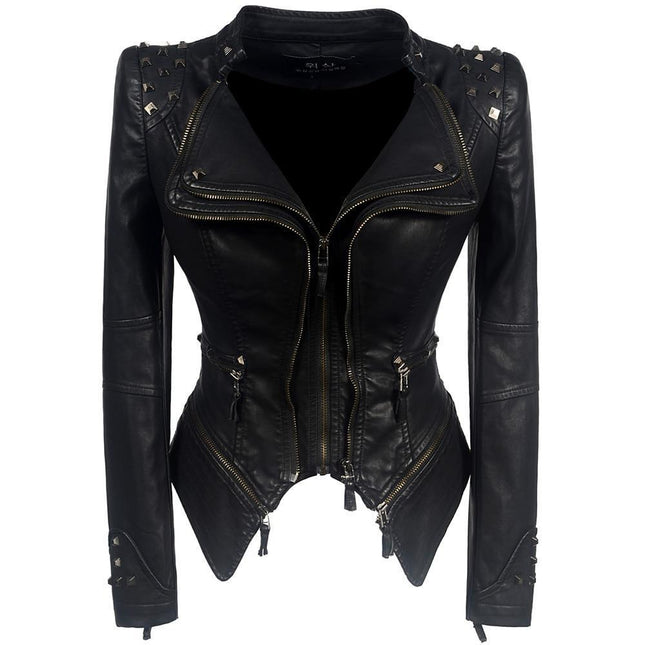 Women's Leather Gothic Jacket