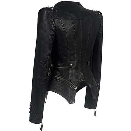 Women's Leather Gothic Jacket