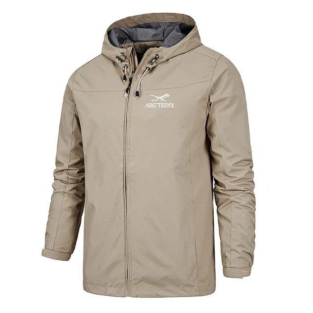 Men’s Lightweight Hooded Windbreaker Jacket