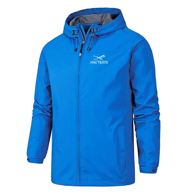 Men’s Lightweight Hooded Windbreaker Jacket