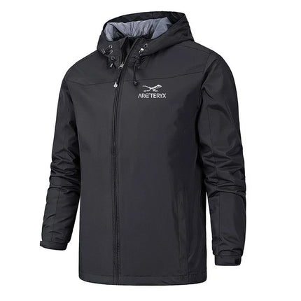 Men’s Lightweight Hooded Windbreaker Jacket