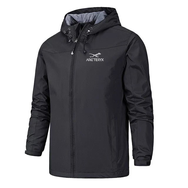 Men’s Lightweight Hooded Windbreaker Jacket
