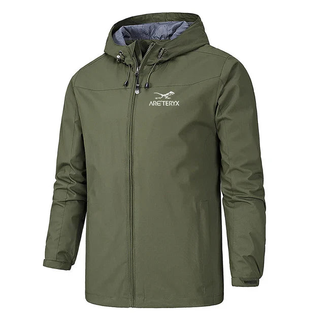 Men’s Lightweight Hooded Windbreaker Jacket