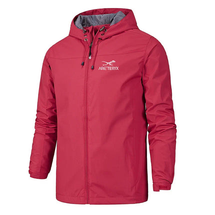 Men’s Lightweight Hooded Windbreaker Jacket
