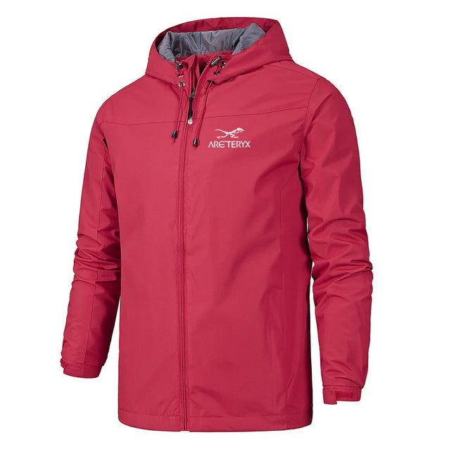Men’s Lightweight Hooded Windbreaker Jacket