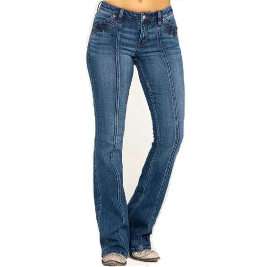 Women's Flared Denim Jeans