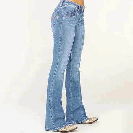 Women's Flared Denim Jeans