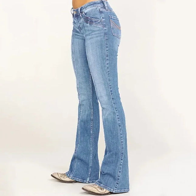 Women's Flared Denim Jeans