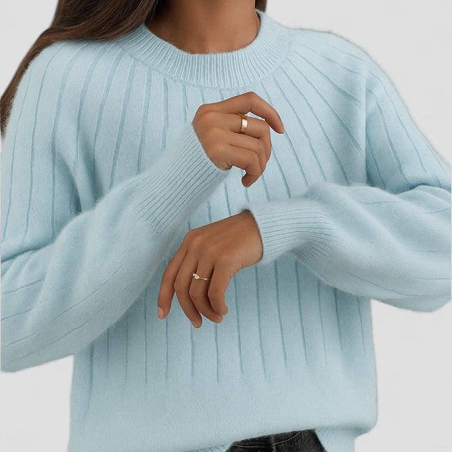 Women's Knit Sweater Soft Fluffy Style