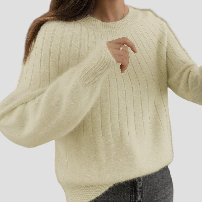 Women's Knit Sweater Soft Fluffy Style