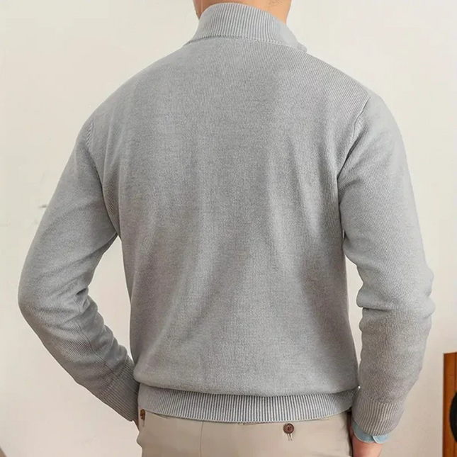 Men's Half-Zip Sweater Cotton