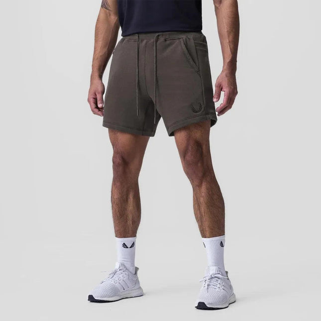 Men's Athletic Shorts Breathable Fabric Elastic Waistband