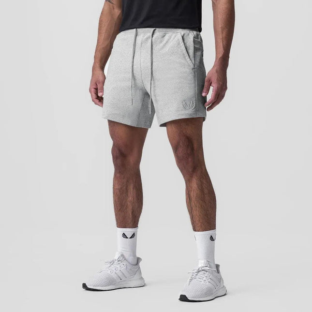 Men's Athletic Shorts Breathable Fabric Elastic Waistband