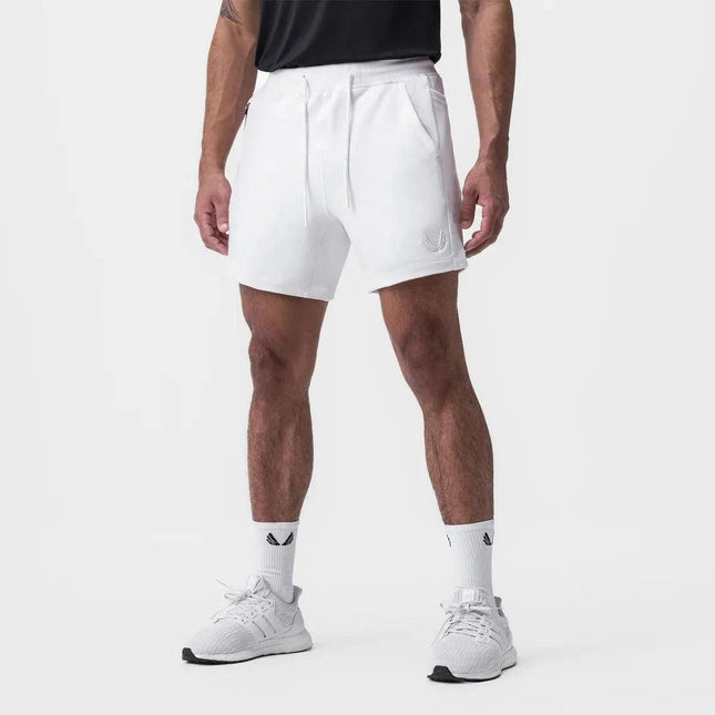 Men's Athletic Shorts Breathable Fabric Elastic Waistband
