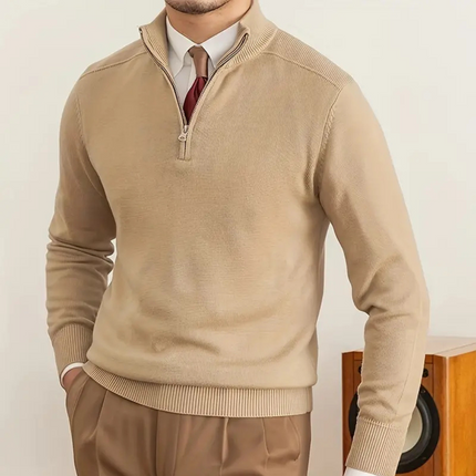 Men's Half-Zip Sweater Cotton