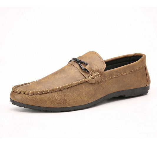 UrbanEase Men's Leather Comfort Walkers | Breathable Soft Sole Everyday Shoes - northernnomad