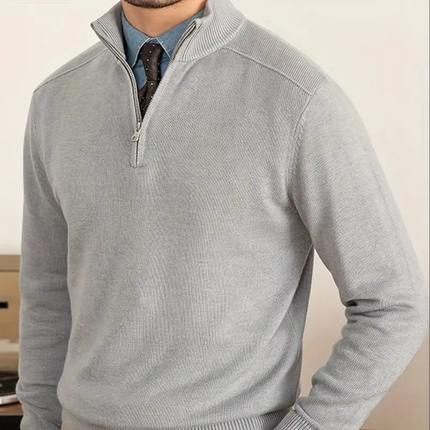 Men's Half-Zip Sweater Cotton