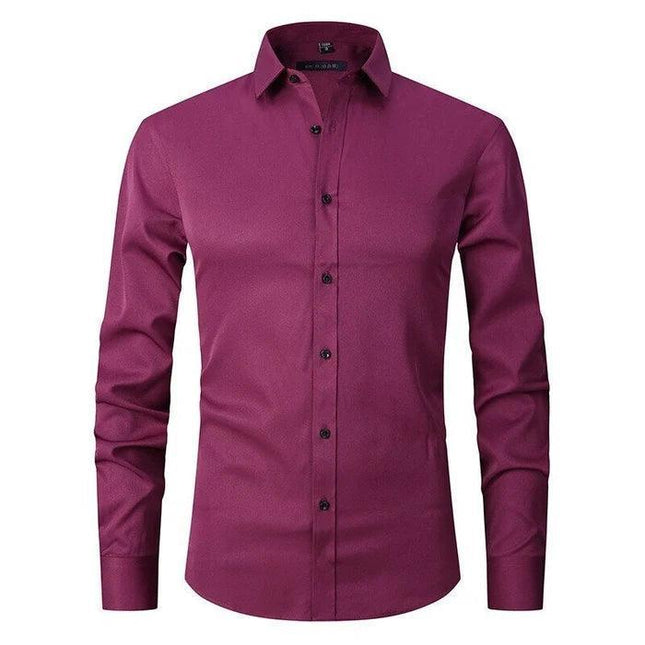 Men's Stretch Dress Shirt Wrinkle-Resistant