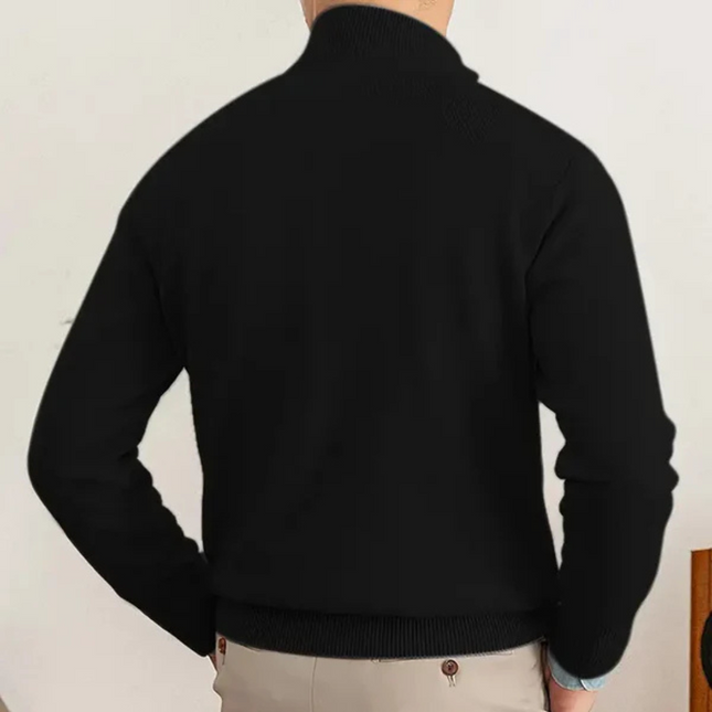 Men's Half-Zip Sweater Cotton