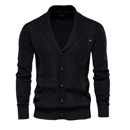 Men’s Elegant Cardigan Wool Blend