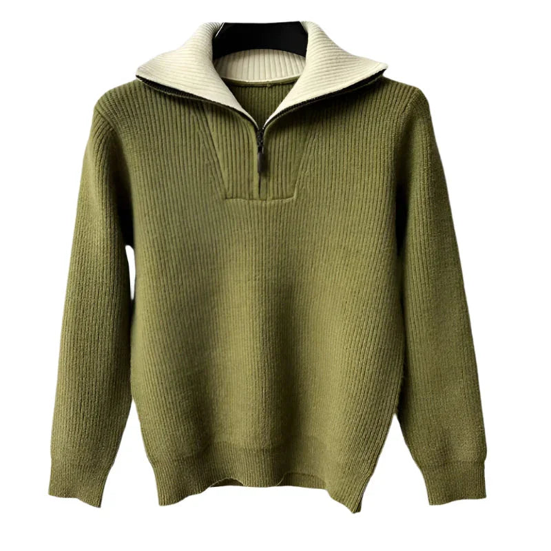 Men’s Quarter Zip Jumper Knit