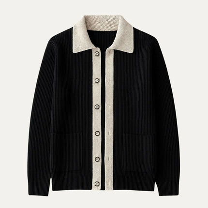 Men's Elegant Cardigan with Pockets