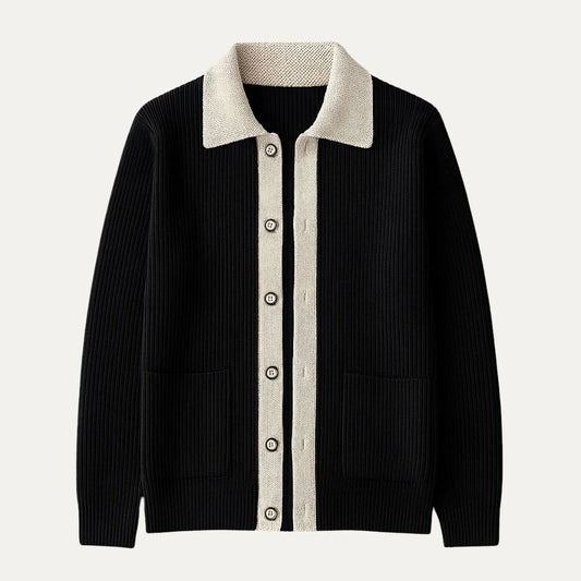 Men's Elegant Cardigan with Pockets