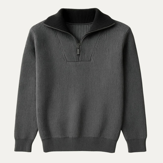 Men’s Quarter Zip Jumper Knit