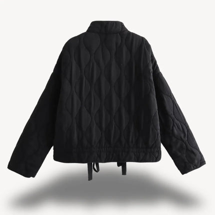 Women's Quilted Jacket Stylish Outerwear