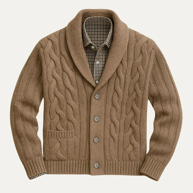 Men's Knitted Cardigan Sweater