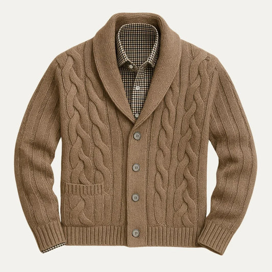 Men's Knitted Cardigan Sweater