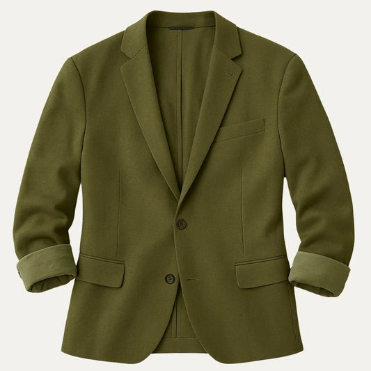 Men's Tailored Fit Cotton Blazer