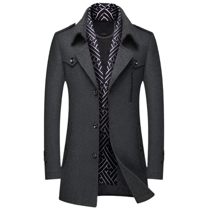 Men's Tailored Coat Wool