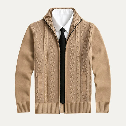 Men's Classic Cardigan Wool Blend