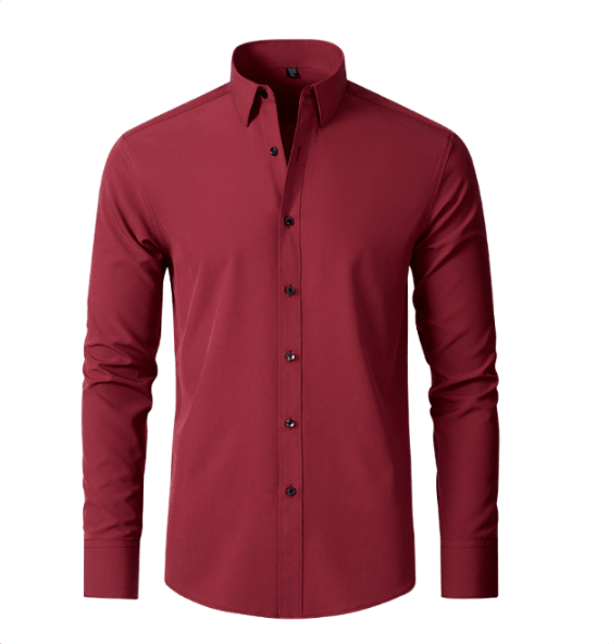 Men's Stretch Shirt Wrinkle-Free Breathable