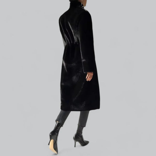 Women's Faux Fur Long Coat Luxury