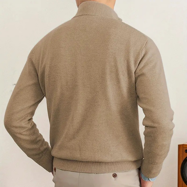 Men's Half-Zip Sweater Cotton
