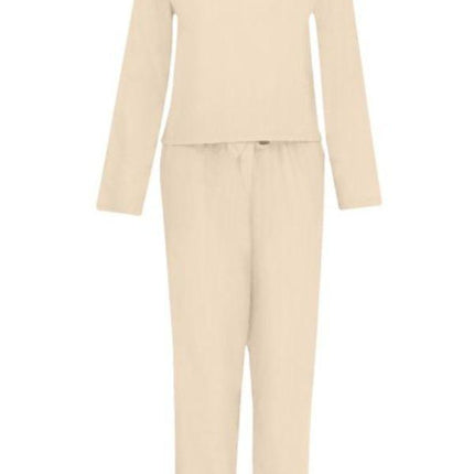Women's Linen Long Sleeve Shirt and Elastic Waist Pencil Pants Set