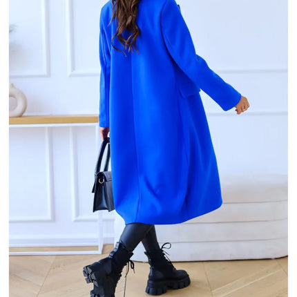 Women's Long Trenchcoat Elegant Fitted